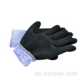 Hespax HPPE Anti Cut -Handschuhe sandige Nitrilhandschuhe